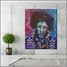Be Inspired! Abstract Realism Jimi Hendrix (SOLD)-abstract realism-Franko-[franko_artist]-[Art]-[interior_design]-Franklin Art Studio