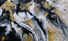 Golden Pearl 200cm x 120cm Black Gold White Textured Abstract Painting-Abstract-Franko-[Franko]-[Australia_Art]-[Art_Lovers_Australia]-Franklin Art Studio