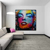 Marilyn Nectar 150cm x 150cm Marilyn Monroe Abstract Realism Textured Painting (SOLD)-people-Franko-[franko_artist]-[Art]-[interior_design]-Franklin Art Studio