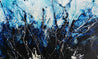 Expanding Evolution 250cm x 150cm Blue Textured Abstract Painting-Abstract-[Franko]-[Australian Artist]-[Large]-[Popular]-Franklin Art Studio