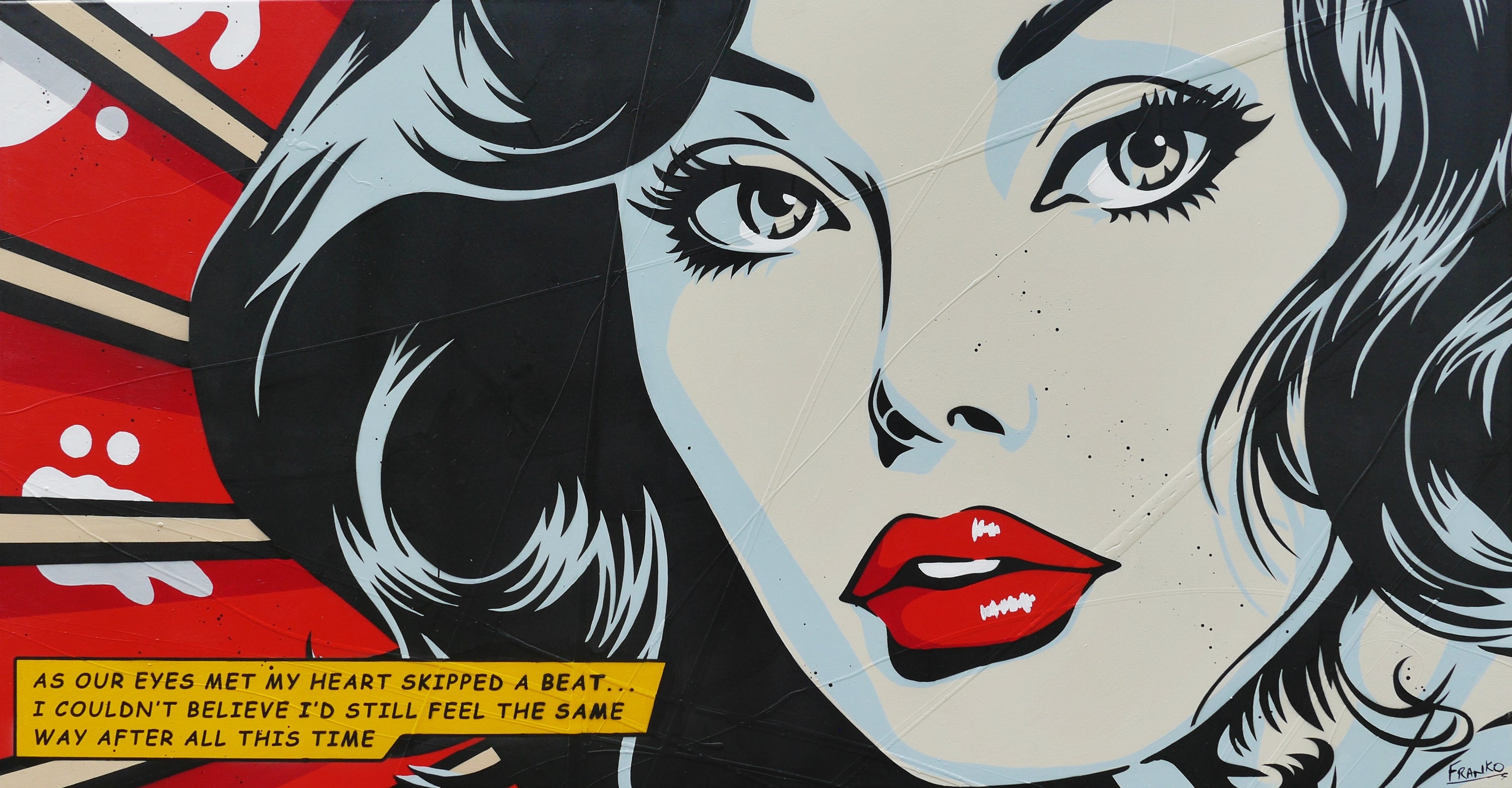 After All this time 190cm x 100cm Classic Pop Art Painting