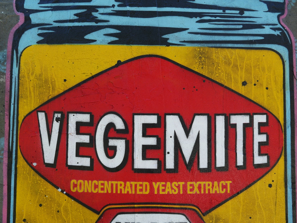 Extracted 100cm x 140cm Vegemite Concrete Textured Urban Pop Art Painting