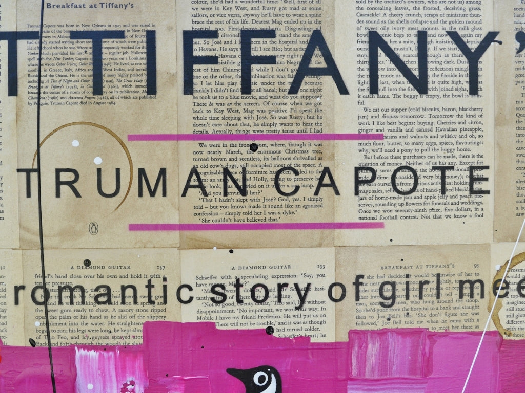 Tiffany's 60cm x 75cm Urban Pop Book Club Painting