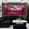 Pink and Grunge 270cm x 120cm Rust Pink Textured Abstract Painting (SOLD)-Abstract-Franko-[huge]-[Australian]-[best Selling]-Franklin Art Studio