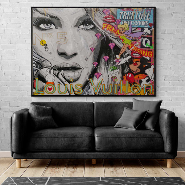 LV 2 — Pickartsso - Urban contemporary pop art. Beautiful paintings &  framing.