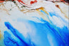 Rusted Oxide Coast 200cm x 120cm Blue Orange Textured Abstract Painting (SOLD)-Abstract-[Franko]-[Artist]-[Australia]-[Painting]-Franklin Art Studio