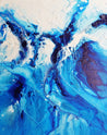 Sapphire Spell 120cm x 150cm Blue White Textured Abstract Painting-Abstract-Franko-[Franko]-[Australia_Art]-[Art_Lovers_Australia]-Franklin Art Studio