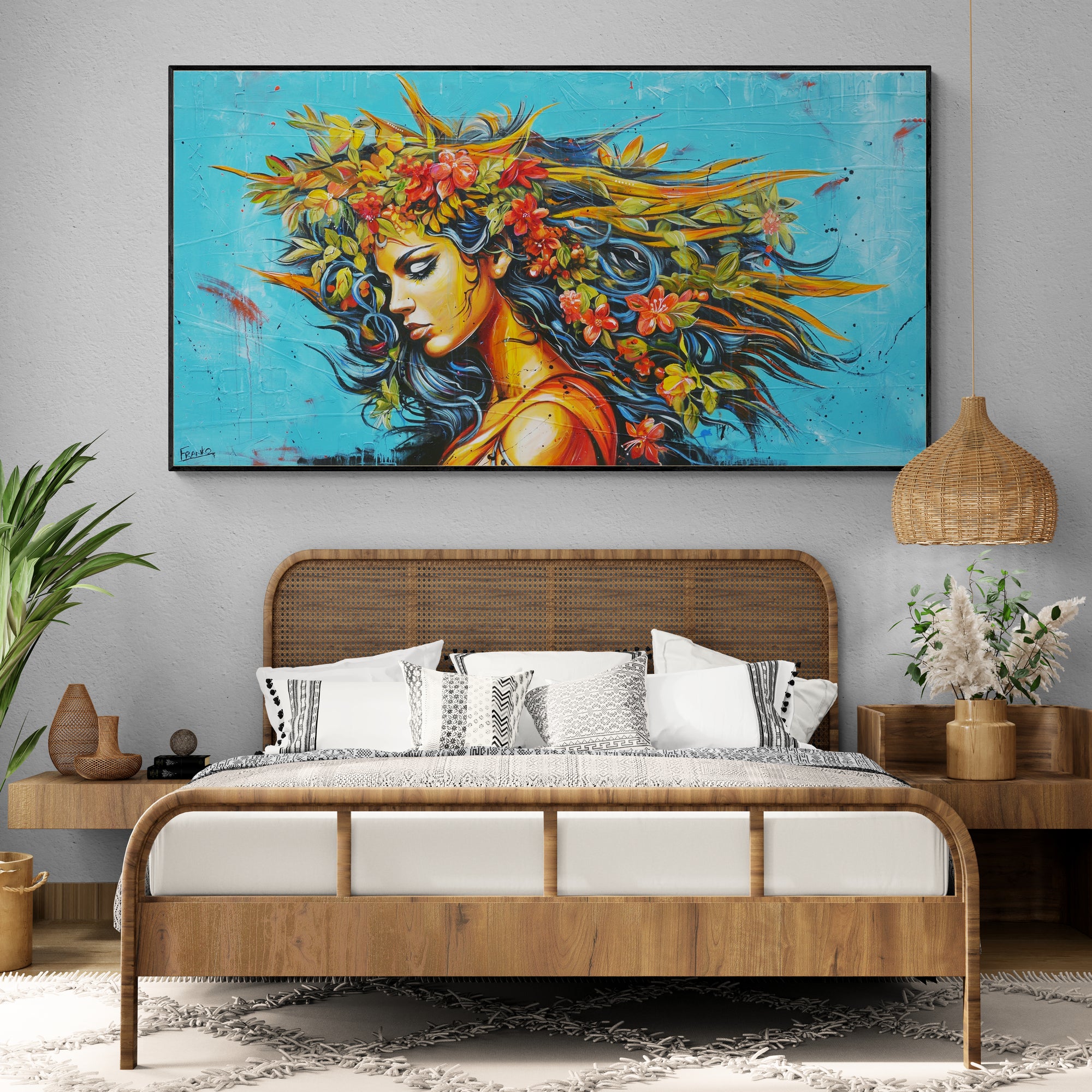 Athena 190cm x 100cm Textured Abstract Realism Painting (SOLD)