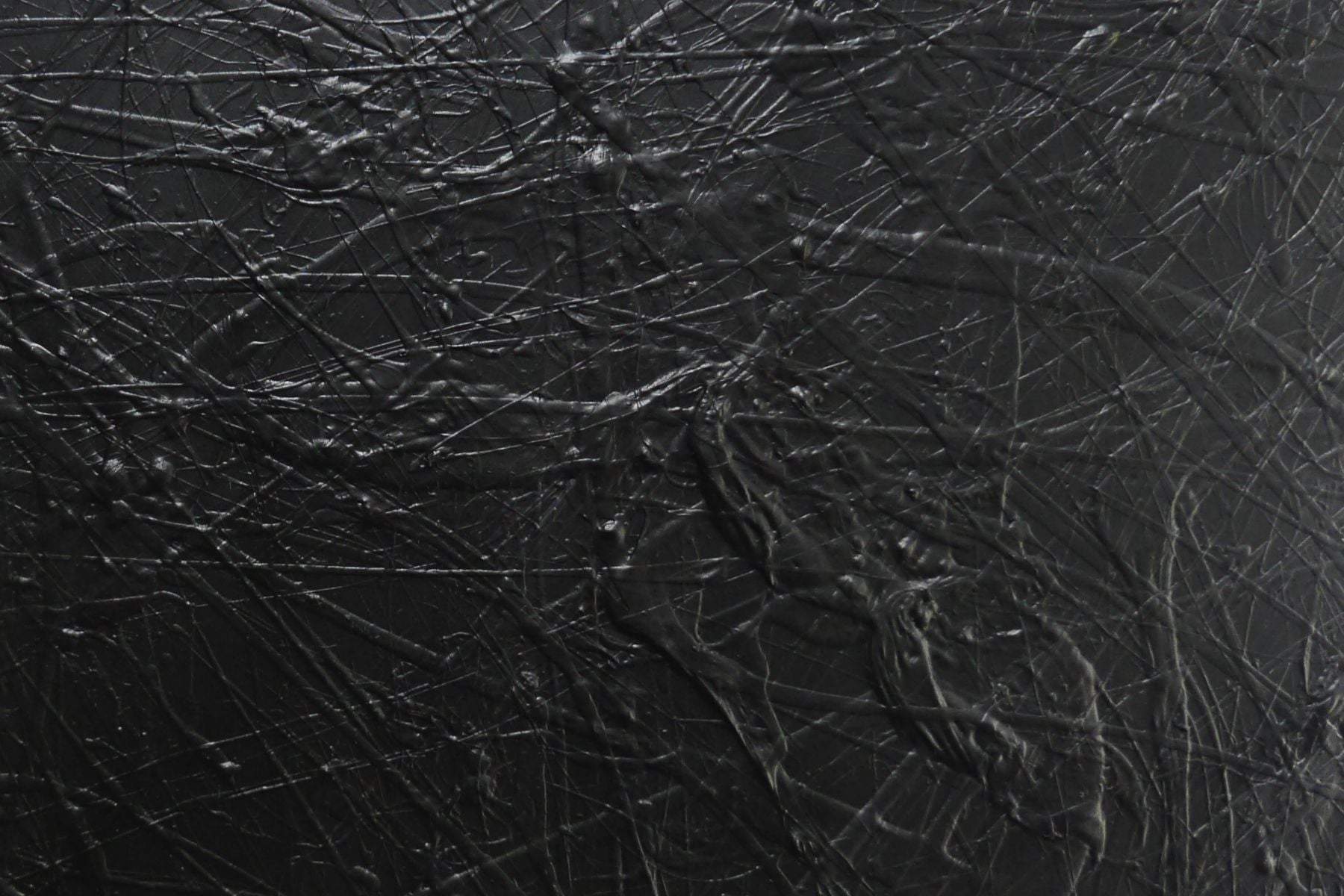 Wicked Nero 120cm x 120cm Black Textured Abstract Painting