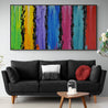 Rational Colour 190cm x 100cm Colourful Textured Abstract Painting-Abstract-Franko-[huge]-[Australian]-[best Selling]-Franklin Art Studio