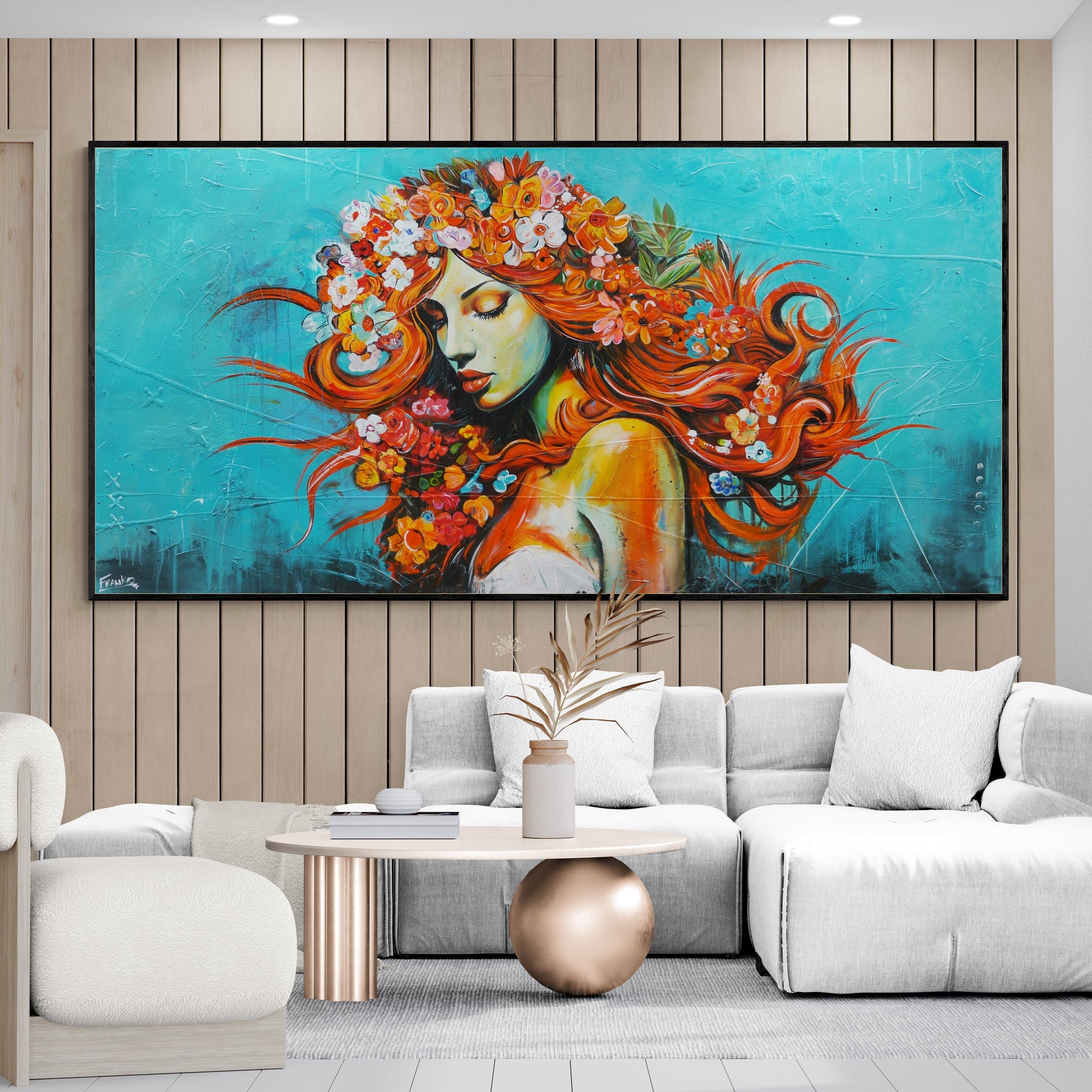 Ivy 240cm x 120cm Textured Abstract Realism Painting (SOLD)