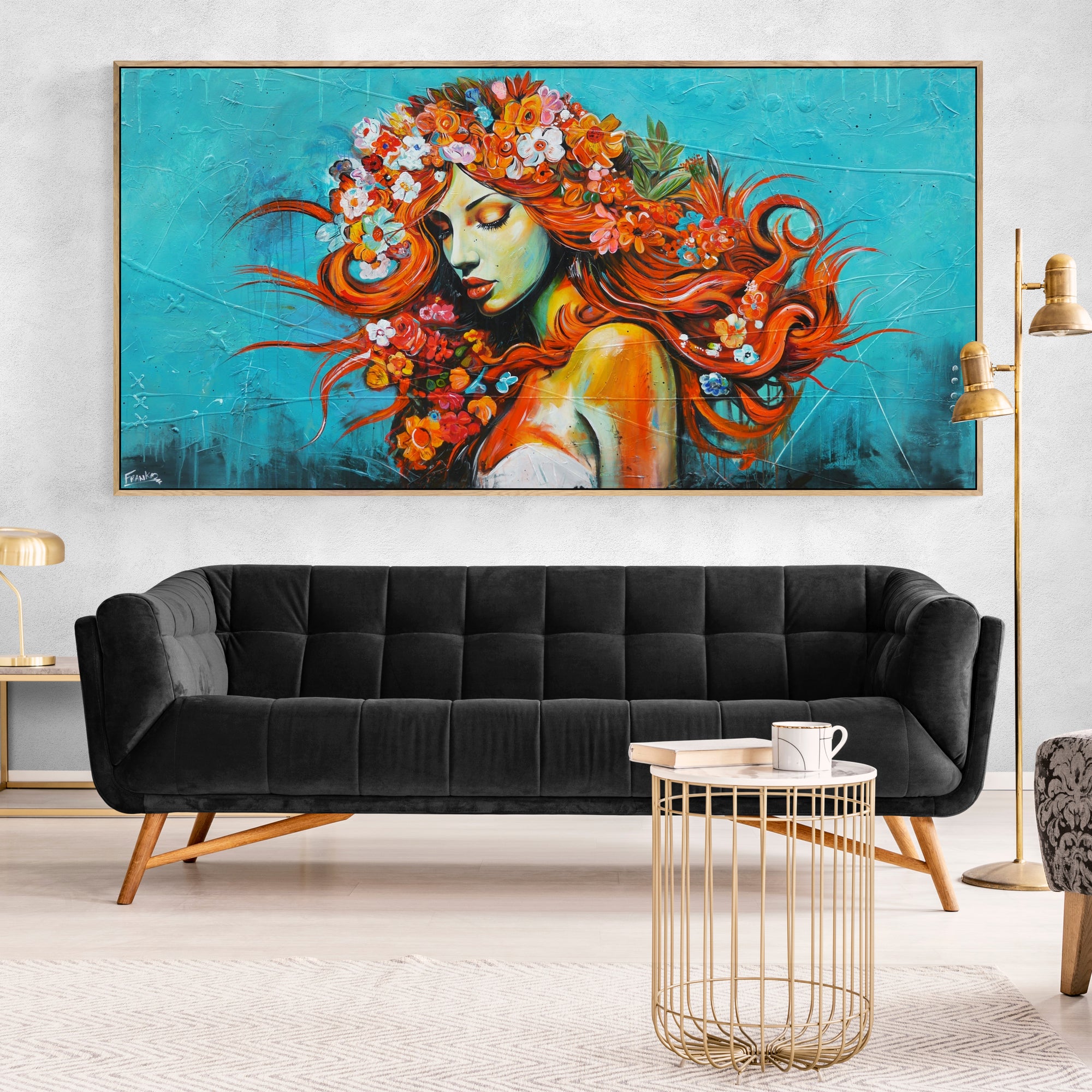 Ivy 240cm x 120cm Textured Abstract Realism Painting (SOLD)